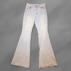 Cello Light Wash Flare Jeans